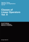Classes of Linear Operators - eBook