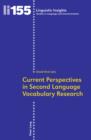 Current Perspectives in Second Language Vocabulary Research - eBook