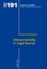 Interpersonality in Legal Genres - eBook
