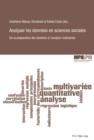 Analyser les donnees en sciences sociales : De la preparation des donnees a l'analyse multivariee - eBook