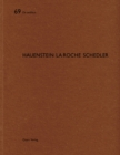 Hauenstein la Roche Schedler : De aedibus 69 - Book
