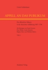 Appell an das Publikum : Die offentliche Debatte in der deutschen Aufklarung 1687-1796 - eBook