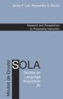 Research and Perspectives on Processing Instruction - eBook