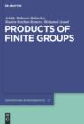 Products of Finite Groups - eBook
