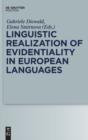 Linguistic Realization of Evidentiality in European Languages - eBook