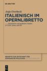 Italienisch im Opernlibretto : Quantitative und qualitative Studien zu Lexik, Syntax und Stil - eBook