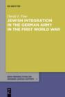 Jewish Integration in the German Army in the First World War - eBook