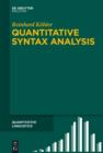 Quantitative Syntax Analysis - eBook