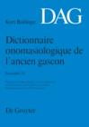 Dictionnaire onomasiologique de l'ancien gascon (DAG). Fascicule 14 - eBook