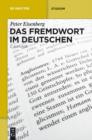 Das Fremdwort im Deutschen - eBook