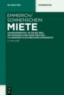 Miete : Handkommentar.  535 bis 580a des Burgerlichen Gesetzbuches. Allgemeines Gleichbehandlungsgesetz - eBook