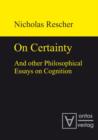 On certainty and other philosophical essays on cognition - eBook