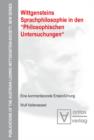 Wittgensteins Sprachphilosophie in den "Philosophischen Untersuchungen" : Eine kommentierende Ersteinfuhrung - eBook