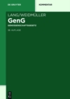 Lang/Weidmuller Genossenschaftsgesetz : Gesetz, betreffend die Erwerbs- und Wirtschaftsgenossenschaften. Mit Erlauterungen zum Umwandlungsgesetz und zur Europaischen Genossenschaft (SCE). - eBook