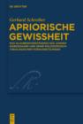 Apriorische Gewissheit : Das Glaubensverstandnis des jungen Kierkegaard und seine philosophisch-theologischen Voraussetzungen - eBook
