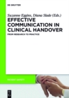 Effective Communication in Clinical Handover : From Research to Practice - eBook