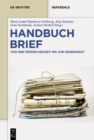 Handbuch Brief : Von der Fruhen Neuzeit bis zur Gegenwart - eBook