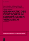 Grammatik des Deutschen im europaischen Vergleich : Das Nominal - eBook