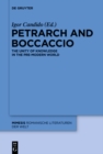 Petrarch and Boccaccio : The Unity of Knowledge in the Pre-modern World - eBook