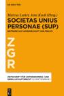 Societas Unius Personae (SUP) : Beitrage aus Wissenschaft und Praxis - eBook