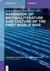 Handbook of British Literature and Culture of the First World War - eBook