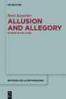 Allusion and Allegory : Studies in the >Ciris - eBook