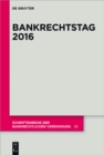 Bankrechtstag 2016 - eBook