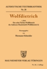 Wolfdietrich : 1. Heft: Der echte Teil des Wolfdietrich der Ambraser Handschrift (Wolfdietrich A) - eBook