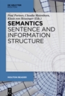 Semantics - Sentence and Information Structure - eBook