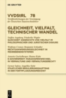 Gleichheit, Vielfalt, technischer Wandel - eBook