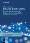 Panel Methods for Finance : A Guide to Panel Data Econometrics for Financial Applications - Book