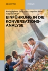 Einfuhrung in die Konversationsanalyse - eBook