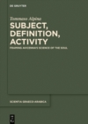 Subject, Definition, Activity : Framing Avicenna's Science of the Soul - eBook