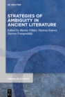 Strategies of Ambiguity in Ancient Literature - eBook