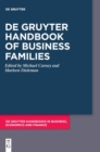 De Gruyter Handbook of Business Families - Book