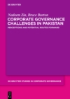 Corporate Governance Challenges in Pakistan : Perceptions and Potential Routes Forward - eBook