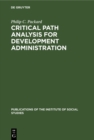 Critical path analysis for development administration - eBook
