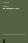 Modern Satire : Four Studies - eBook