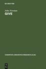 Give : A Cognitive Linguistic Study - eBook