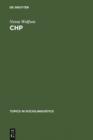 CHP : The Conversational Historical Present in American English Narrative - eBook