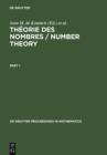 Theorie des nombres / Number Theory : Proceedings of the International Number Theory Conference held at Universite Laval, July 5-18, 1987 - eBook