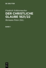 Der christliche Glaube 1821/22 : Studienausgabe - eBook