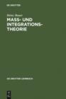 Ma- und Integrationstheorie - eBook