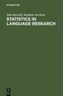 Statistics in Language Research : Analysis of Variance - eBook