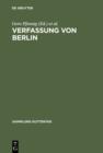 Verfassung von Berlin : Kommentar - eBook