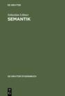 Semantik : Eine Einfuhrung - eBook