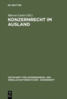 Konzernrecht im Ausland - eBook