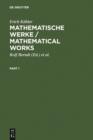 Mathematische Werke / Mathematical Works - eBook