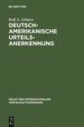 Deutsch-amerikanische Urteilsanerkennung - eBook