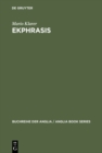 Ekphrasis : Bildbeschreibung als Reprasentationstheorie bei Spenser, Sidney, Lyly und Shakespeare - eBook